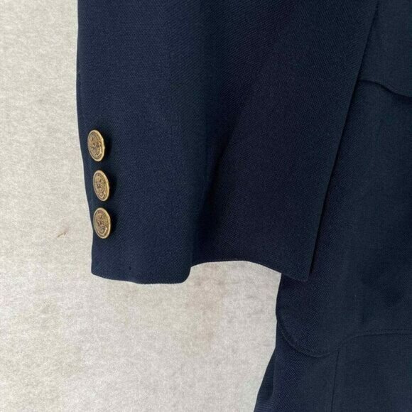 Vintage Levi Strauss Blazer Jacket Mens Sz 44R USA Made Blue Gold Buttons - Picture 9 of 16